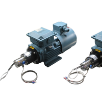 Pompe à entraînement magnétique micro pour transfert de produits chimiques, acides, alcalins et solvants, en acier inoxydable haute pression, sans fuite