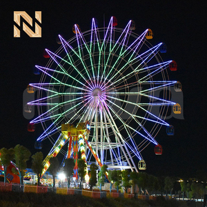 <span class=keywords><strong>Grande</strong></span> <span class=keywords><strong>Roue</strong></span> Géante Nova Rides de 42 m avec 24 Cabines, Capacité de 96 Passagers, Éclairage LED, pour Parc d'Attractions Extérieur, à Vendre - Product Image 5