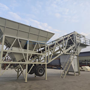 Centrale à béton mobile série YHZS contrôlée par PLC, capacité de 20 à 120 m³/h pour les chantiers de construction et les emplacements variables - Product Image 6