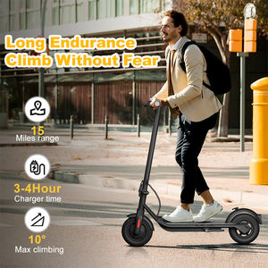 Patinete eléctrico plegable ligero Anluosen de 8 pulgadas, Popular, 15 km/H, velocidad máxima, monopatín <span class=keywords><strong>seguro</strong></span> para niños, patinetes eléctricos con freno de disco - Product Image 6
