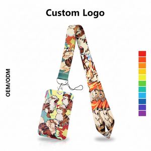 Nuevo y adorable soporte para tarjetas de anime, cordón para llavero de monstruo de juego, cordón para tarjeta de identificación o de autobús, accesorios de cordón para llavero. - Product Image 1
