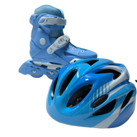Patins à roulettes en ligne YSMLE pour enfants, débutants, professionnels, intérieur/extérieur, taille réglable, châssis en aluminium, 4 roues en PU, ensembles combinés