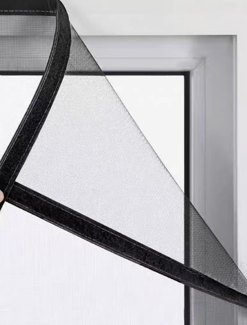 Custom Polyester Chinese Style Window Screen Mesh for Paste Mosquito-Proof Self-Adhesive No Punching Required