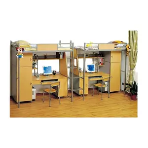 Dormitory Furniture Dormitory Bed Student Bed With Storage Cabinet