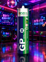 Mastic silicone acétique GP 668 à prise rapide, résistant à la moisissure, transparent, étanche pour salle de bain, cuisine, porte en verre