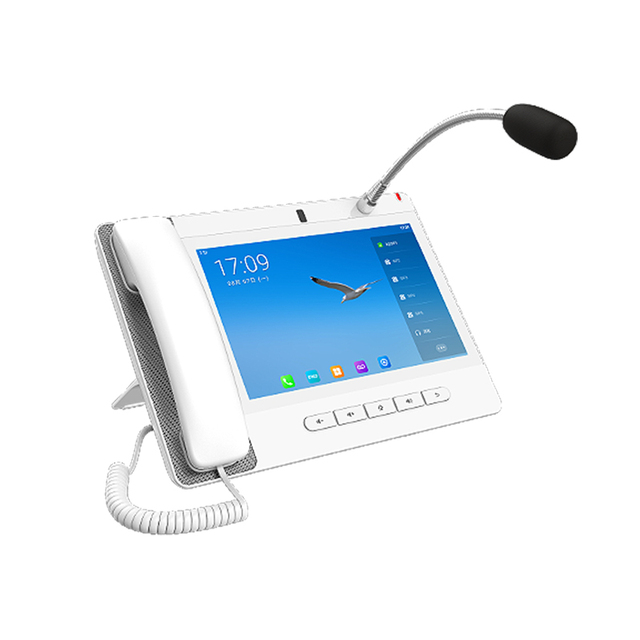 Desktop SIP IP Network Intercom Paging PA System Microphone with Console industry intercom system management