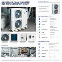 Unidad Condensadora Scroll Hermética Copeland R404A para Sistemas de Refrigeración de Almacenes de Cadena de Frío