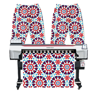 Imprimante de Sublimation Professionnelle Grande Largeur à Teinture 1,6 m de Meilleure Qualité pour Tissus Textiles, Impressions Grand Format, Têtes I3200/F1080/F1440
