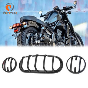 Clignotant arrière avant Protection Indicateur de protection Couvercle de frein Feu arrière pour <span class=keywords><strong>Honda</strong></span> <span class=keywords><strong>2020</strong></span> 2021 <span class=keywords><strong>Rebel</strong></span> CMX 250 300 <span class=keywords><strong>500</strong></span> 1100 - Product Image 6