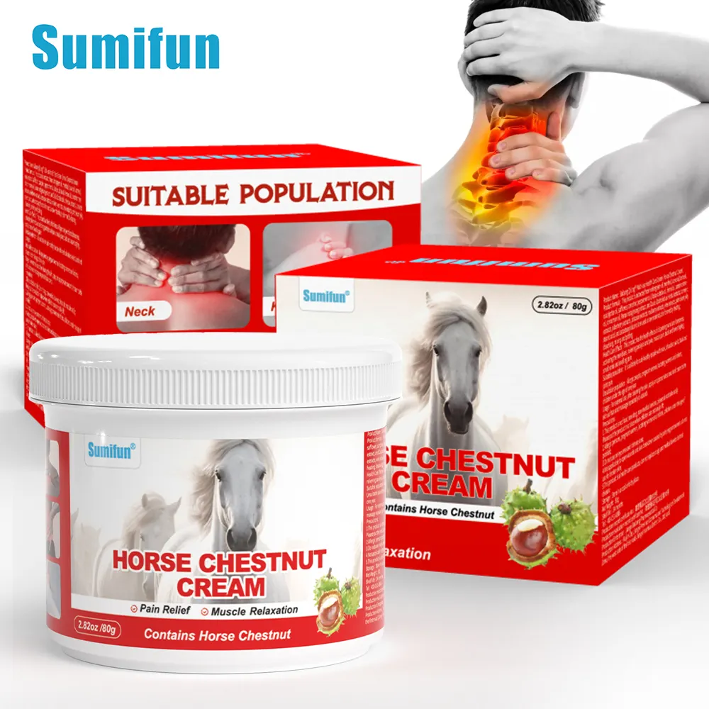 Sumifun Horse Chestnut Cream 80G Joint Soothing Knee Joint Paste Pain Relief Cream