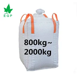 EGP China factory wholesale 1.5 ton 2 ton LDPE large sands bigbag big bag 1500 kg PP bulk FIBC jumbo bag for sale