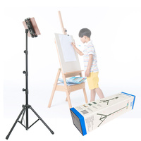 Support de tablette portable pour selfie, diffusion en direct, trépied intelligent pour téléphone avec cardan de contrôle, support de téléphone portable rétractable