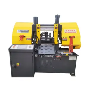 Small CNC band saw machine GZ4228 fully automatic metal cutting band saw machine profile cutting machine