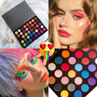 Palette de fards à paupières mats et scintillants 40 couleurs, haute pigmentation, maquillage pour les yeux