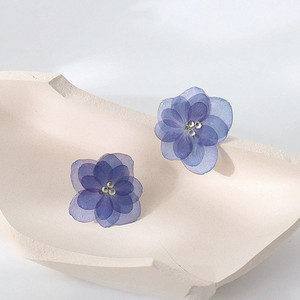 Migliori regali di compleanno, gioielli di moda, orecchini fatti a mano con vere ortensie naturali essiccate, orecchini con fiori in resina per donne e ragazze - Product Image 3