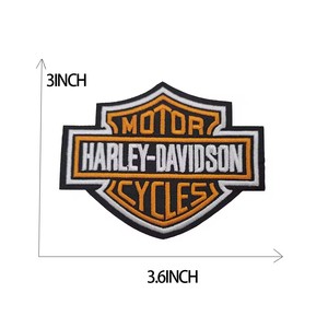 Écusson brodé thermocollant de grande taille pour équipe de moto <span class=keywords><strong>Harley</strong></span> Davidson, club sportif - Product Image 5