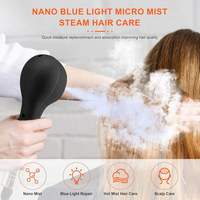 Vaporisateur capillaire portable à lumière bleue Nano, fer à vapeur Nano, pulvérisateur manuel pour réparation des cheveux, équipement de soin capillaire professionnel pour salon