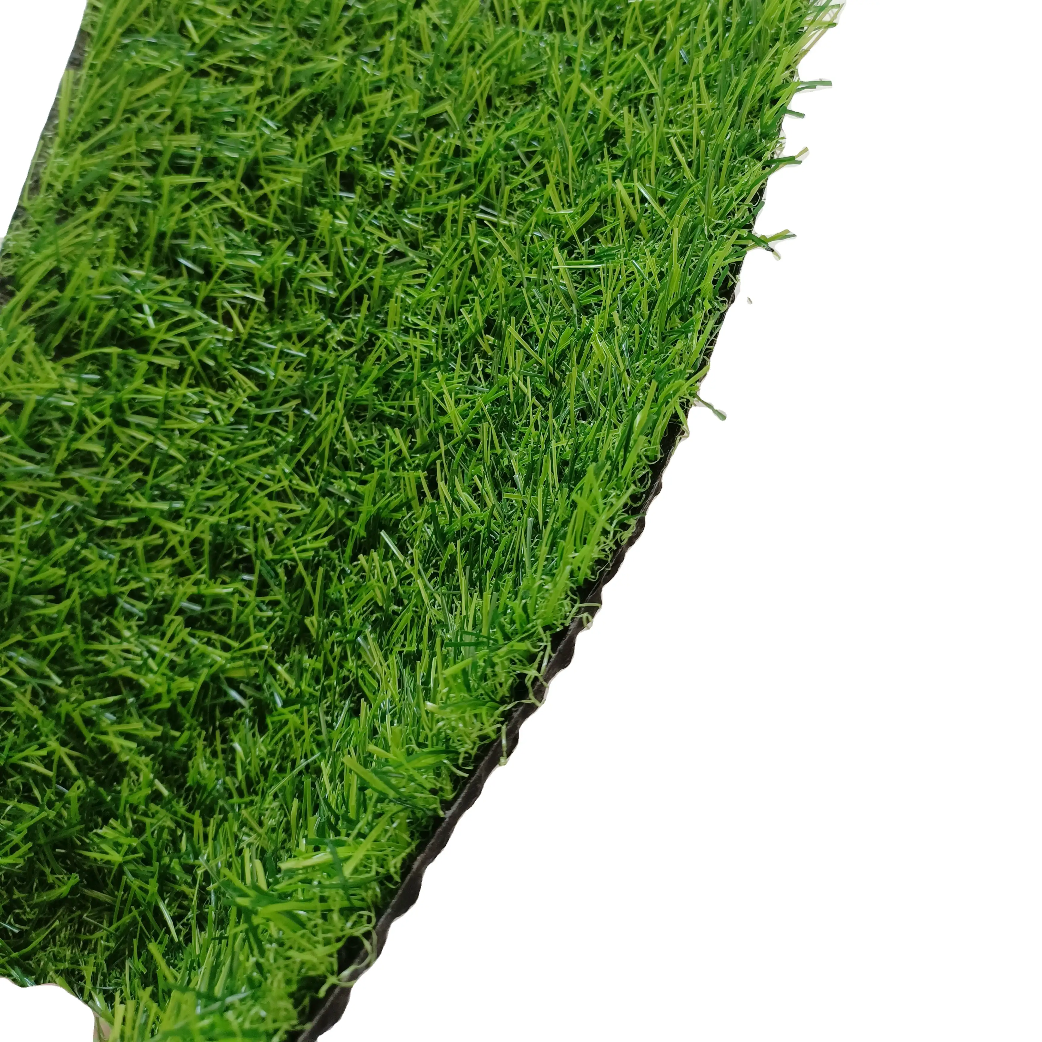 Tappeti di paesaggio verde erba sintetica riciclata all'ingrosso in erba sintetica di bufalo