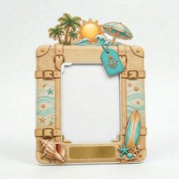 Cadre photo en papier sur mesure, imprimez votre propre design, commande OEM ODM bienvenue, léger et durable, idéal pour l'artisanat et la vente au détail