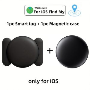 智能跟踪器磁性硅胶盒迷你定位器防水可更换电池兼容IOS查找我的网络 - Product Image 3