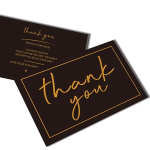 Venta al por mayor <span class=keywords><strong>de</strong></span> tarjetas <span class=keywords><strong>de</strong></span> agradecimiento impresas personalizadas para la pequeña empresa <span class=keywords><strong>de</strong></span> comercio electrónico <span class=keywords><strong>de</strong></span> descuento Cupón <span class=keywords><strong>de</strong></span> papel <span class=keywords><strong>de</strong></span> Arte <span class=keywords><strong>de</strong></span> felicitación - Product Image 2