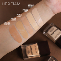 HEREIAM Matte Colors Flawless Concealer Foundation Liquid Waterproof Oil Luxury Brand Liquid Foundation Maquillage de haute qualité