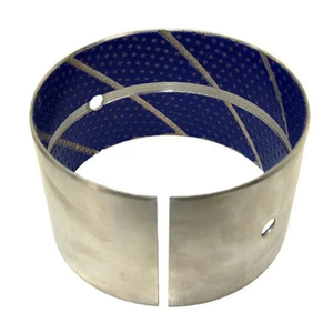 Polymère en métal <span class=keywords><strong>POZ</strong></span> 6060 5060 5050 Douille enveloppée fendue Roulement sans entretien Coussinets composites lubrifiants POM-MET Boundary - Product Image 2