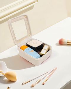 Trendy Mini <b>Clear</b> Silicone Makeup <b>Bag</b> Waterproof Travel Cosmetic Transparent <b>Toiletry</b> Pouch With Zipper Case for Women - Product Image 4