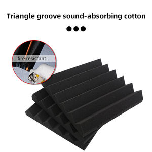 Panneaux acoustiques auto-adhésifs en polyester insonorisés pour enregistrement de studio Panneaux d'absorption et de preuve du son - Product Image 2