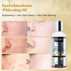 Aceite Corporal Blanqueador con Glutatión SheDiary OEM, Aceite Aclarador de Piel, Hidratante, Anti-Manchas Oscuras, Aceite Facial y Corporal para el Brillo de la Piel - Product Image 4