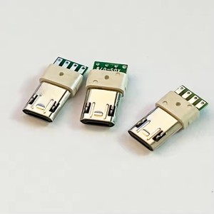 Connecteur <span class=keywords><strong>Micro</strong></span> USB 5 broches mâle <span class=keywords><strong>avec</strong></span> plaque de soudure PCB double face, <span class=keywords><strong>prise</strong></span> <span class=keywords><strong>jack</strong></span> <span class=keywords><strong>Micro</strong></span> 5P, connecteur de carte <span class=keywords><strong>à</strong></span> <span class=keywords><strong>souder</strong></span> 4 broches - Product Image 3