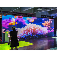 Grand écran de projection immersif interactif pour musée, aquarium et salle d'exposition