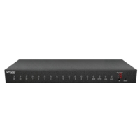 Commutateur KVM IP intégré 8 ports haute densité pour plusieurs ordinateurs avec câble LAN Cat5 Cat5e Cat6