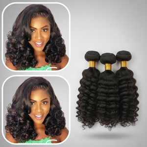 Parrucca HD Full Lace in Capelli Umani Remy Funmi, Liscia e Ondulata, Alta Densità, con Riga a Destra, Setosa, Kosher, per Ingrosso - Product Image 4