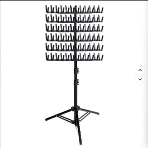 Factory Wholesale Height Adjustable Wig Braiding <b>Stand</b> Salon Hair Extension Holder Hair Braiding Rack - Product Image 5