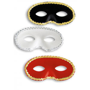 Maschera Domino con Decorazioni Assortite - Product Image 1