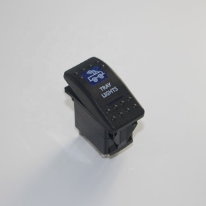 <span class=keywords><strong>4</strong></span>-Pins Grote Voet Tuimelschakelaar Aan-Uit Led Licht 20a 12V Rode Mariene Drukknopschakelaar - Product Image 2