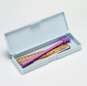 Bonvada Étui portable rose en métal avec clip pour le rangement des stylos-plume - Product Image 2