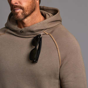 Pull lunettes trou hommes ultime coupe ample lourd polaire à capuche coton sweat pour hommes hommes sweats à capuche avec poches - Product Image 4