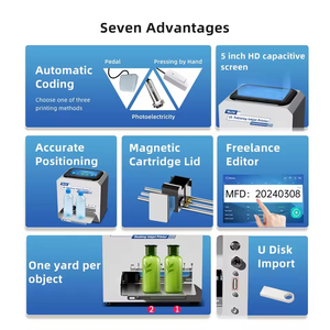 Thông Minh Máy tính để bàn màn hình cảm ứng tij tĩnh máy in phun Thời hạn sử dụng Logo số lô mã hóa máy in cho có thể chai carton - Product Image 2