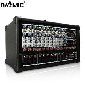Consola Mezcladora Digital OEM de 6, 8, 10 y 12 Canales, Sonido Profesional con Amplificador de Potencia para DJ, Hogar, KTV y Espectáculos - Product Image 3