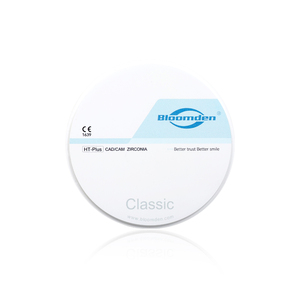 Hot Selling <span class=keywords><strong>Bloomden</strong></span> Ht-Plus Tandheelkundige Verbruiksartikelen Zirkonia Blokken Cad Cam Lab Zirkonia Schijven Hoge Kwaliteit Tandheelkundige Laboratoriummaterialen - Product Image 1