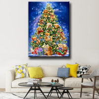 Cadeau de Noël Broderie Diamant DIY Peinture Diamant Point de Croix 3D 5D Strass Mosaïque Décoration Maison ASF049