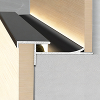 Luz LED Moderna de Aleación de Aluminio para Zócalo, Esquina, Línea de Pie, Barra de Luz para Apartamento, Venta al por Mayor de Fábrica