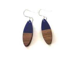 Pendientes Artesanales de Resina y Madera, Joyería Ligera Hecha a Mano, Diseño Bohemio, Regalo Perfecto para Mujeres, Adolescentes y Niñas - Product Image 4