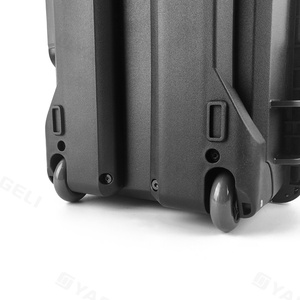 Estuche Rígido de Plástico Resistente al Agua Personalizado para Viajes y Camping con Ruedas, Modelo Negro, Venta al por Mayor - Product Image 6