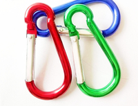 Vente chaude 2021 : Mousquetons en aluminium 67x36mm, forme plate en D, design moderne de haute qualité, couleurs personnalisées pour bouteilles, sacs et chargeurs