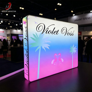 3D Tension Fabric Modular <strong>Backdrop</strong> Backlit Stand Wall Aluminum <strong>Frame</strong> Double Sided Printing LED Illuminated Lightbox Trade Show - Product Image 1