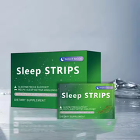 Bandelettes de sommeil orales personnalisables OEM Supplément de mélatonine pour enfants et adultes pour un bon sommeil 30 bandelettes emballées individuellement