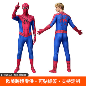 Costume Spider-Man Peter Parker, combinaison rouge et bleue, cosplay, Halloween, taille adulte L - Product Image 4